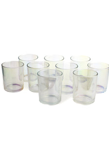 Iridescent Juice Glasses (Set of 9)
