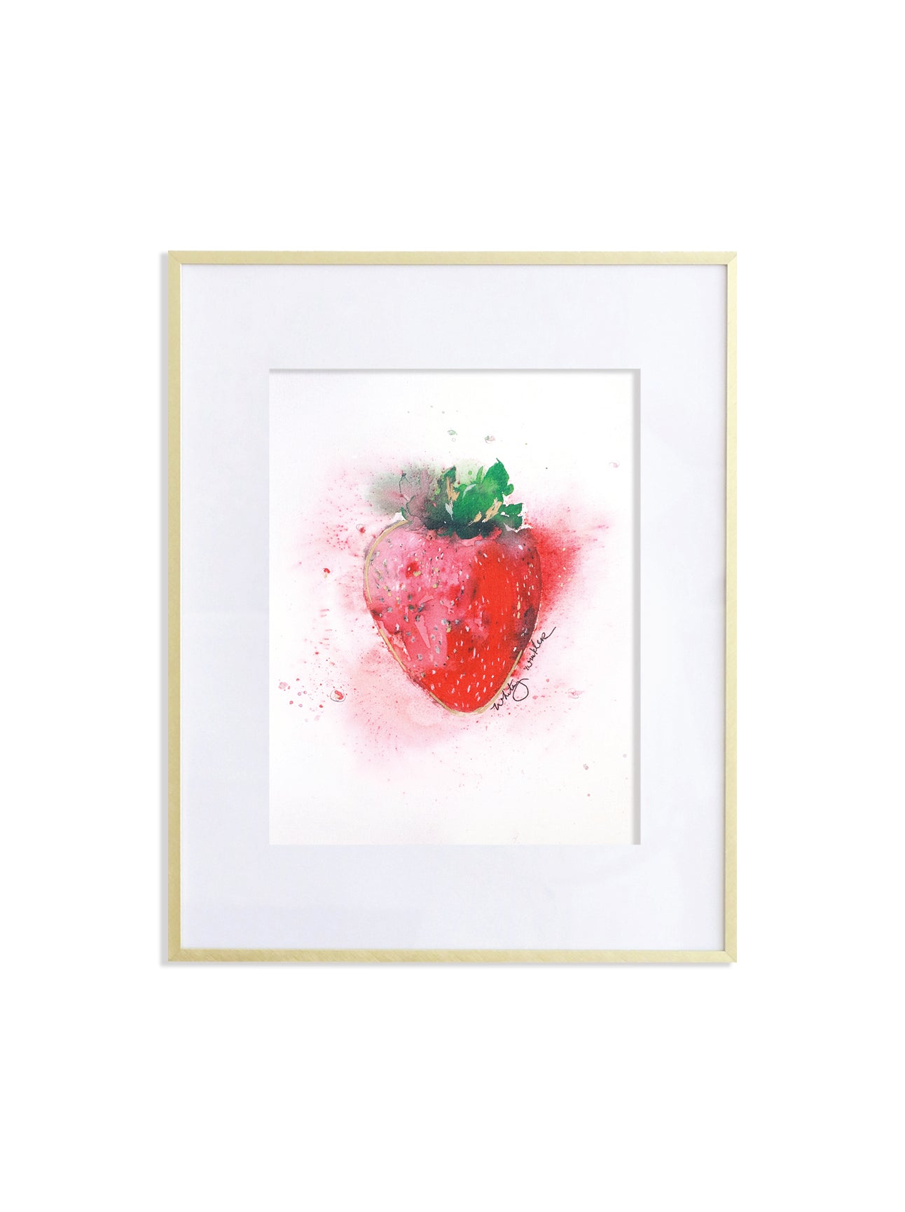 8x10  Strawberry Print