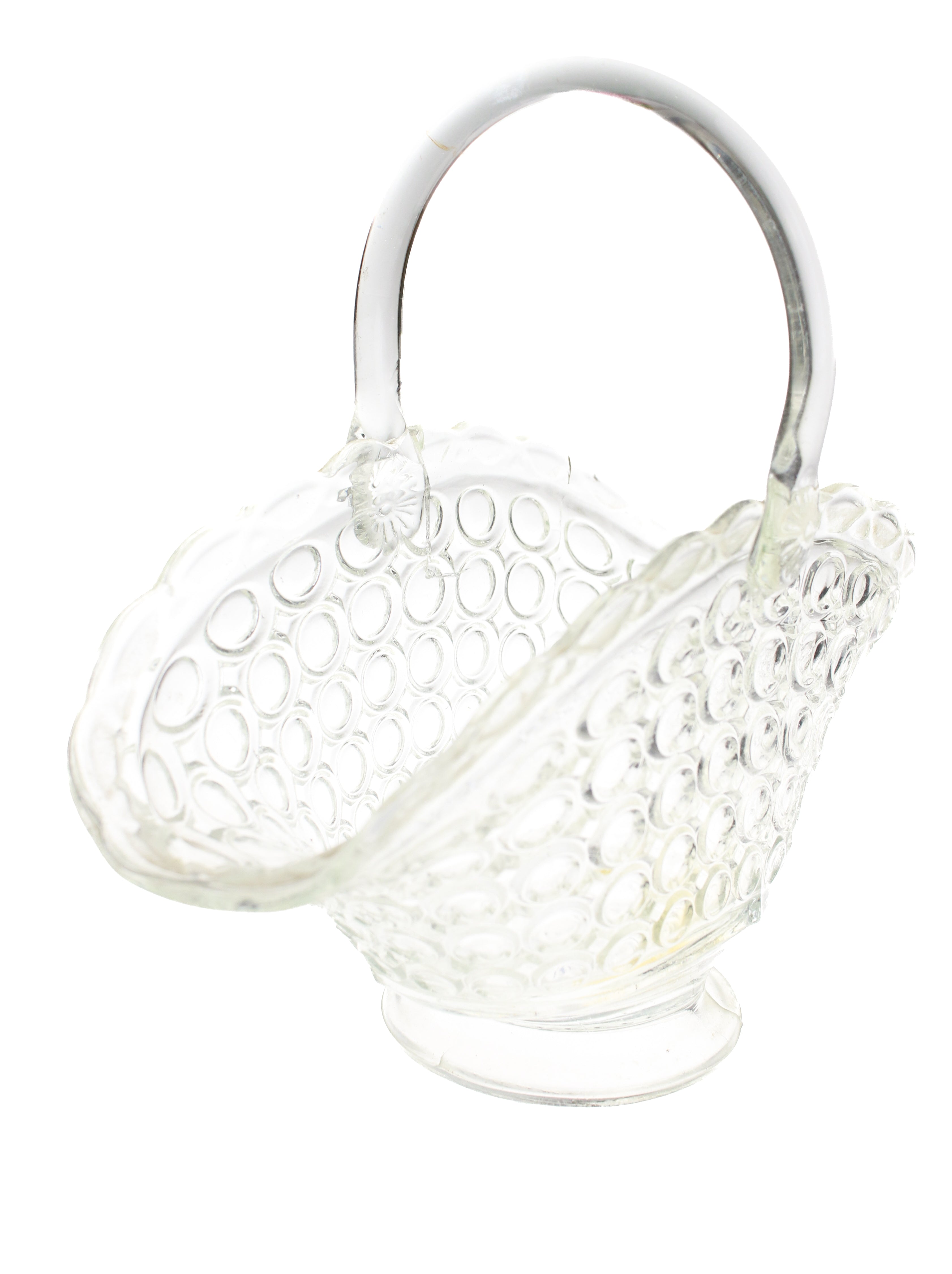 Bubble Glass Basket | Whit's Vintage Picks