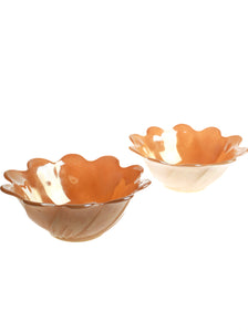 Creamsicle Flower Bowls (Set of 2) | Whit's Vintage Picks