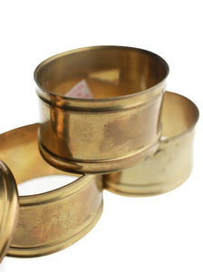 Classic Brass Napkin Rings (Set of 4) | Whit's Vintage Picks