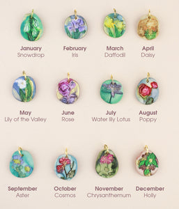 (Pre-order) Birth Flower Charms a La Carte