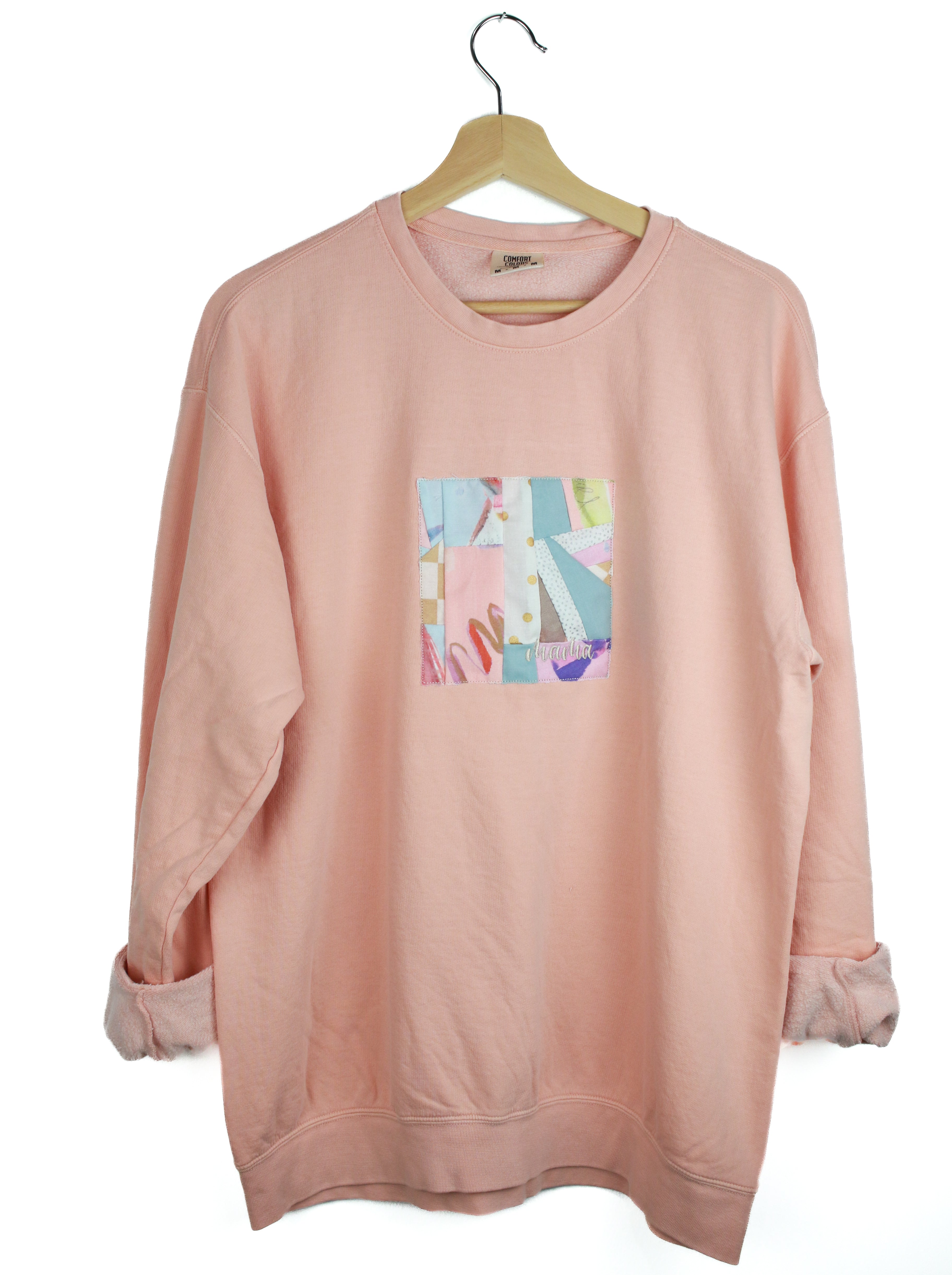 Breezy Lightweight Blush Sweatshirt (Size M)