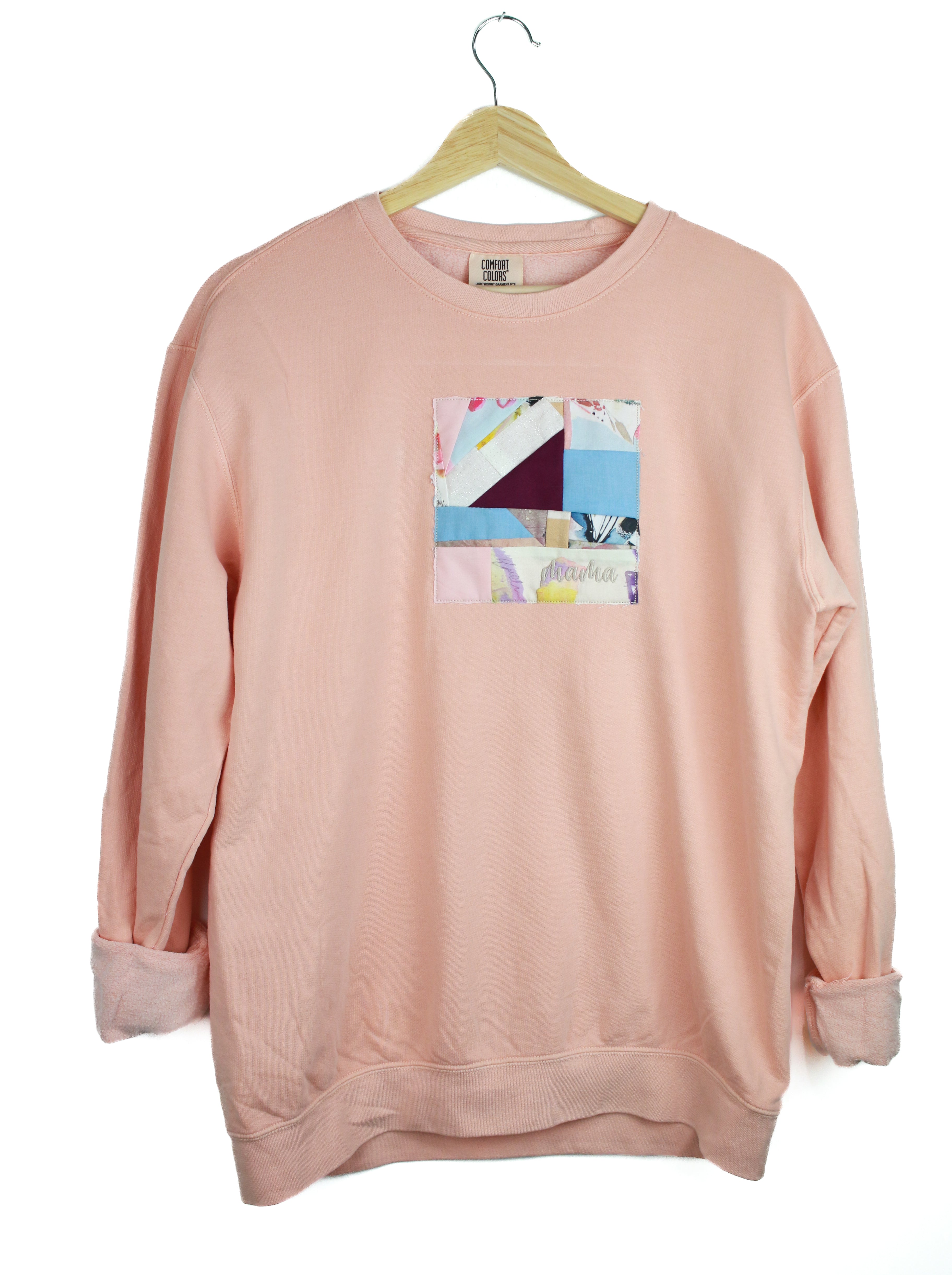 Breezy Lightweight Blush Sweatshirt (Size S)