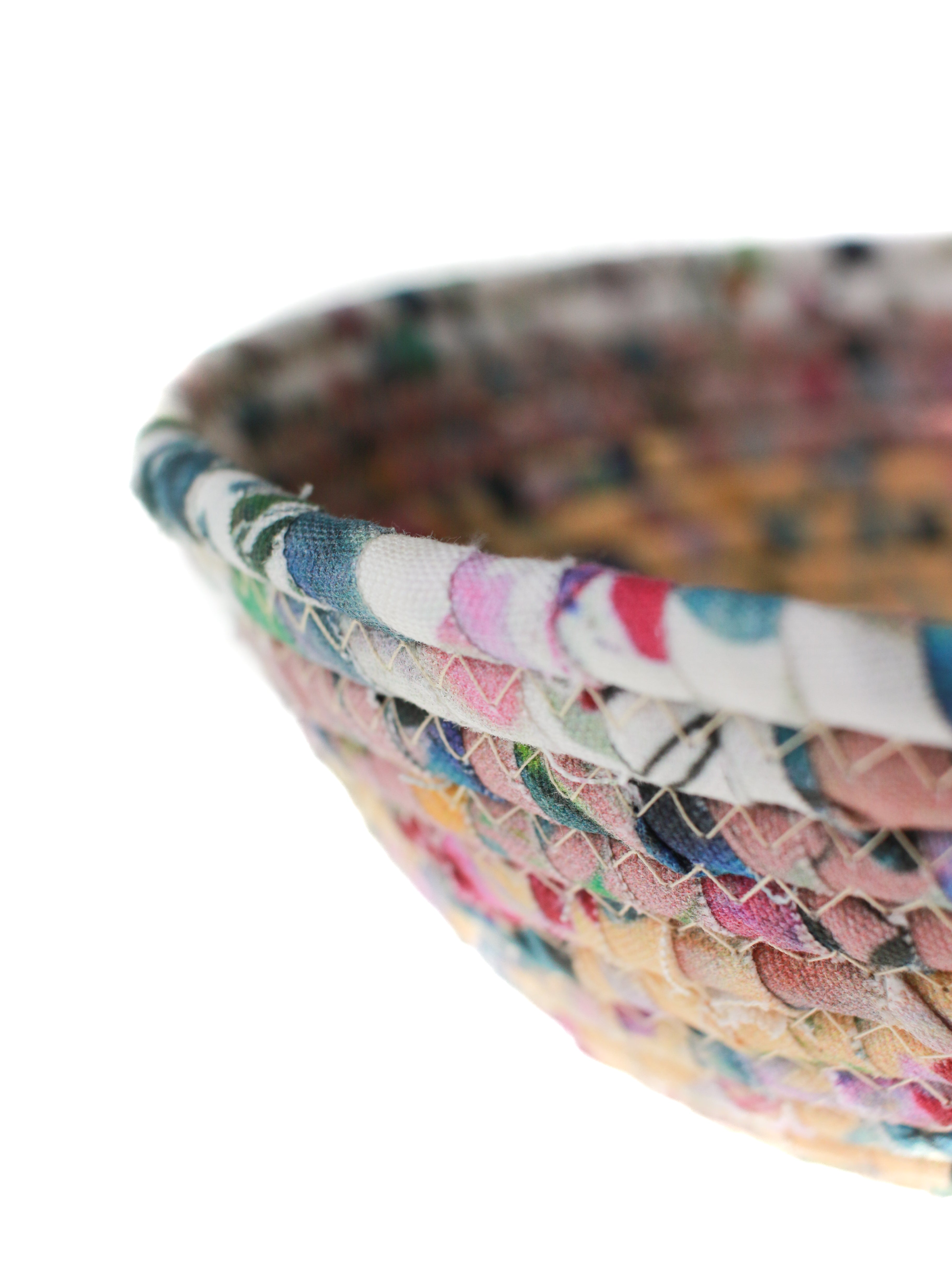 Recycled Fabric Corded Bowl