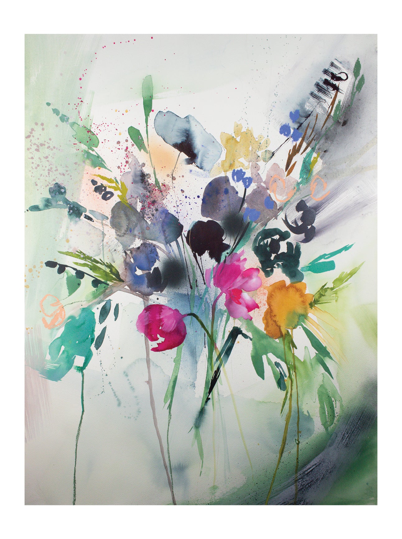 18" x 24" Garden Bouquet #2 Giclee Print