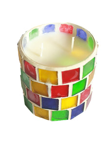 Bright Mosaic Candle