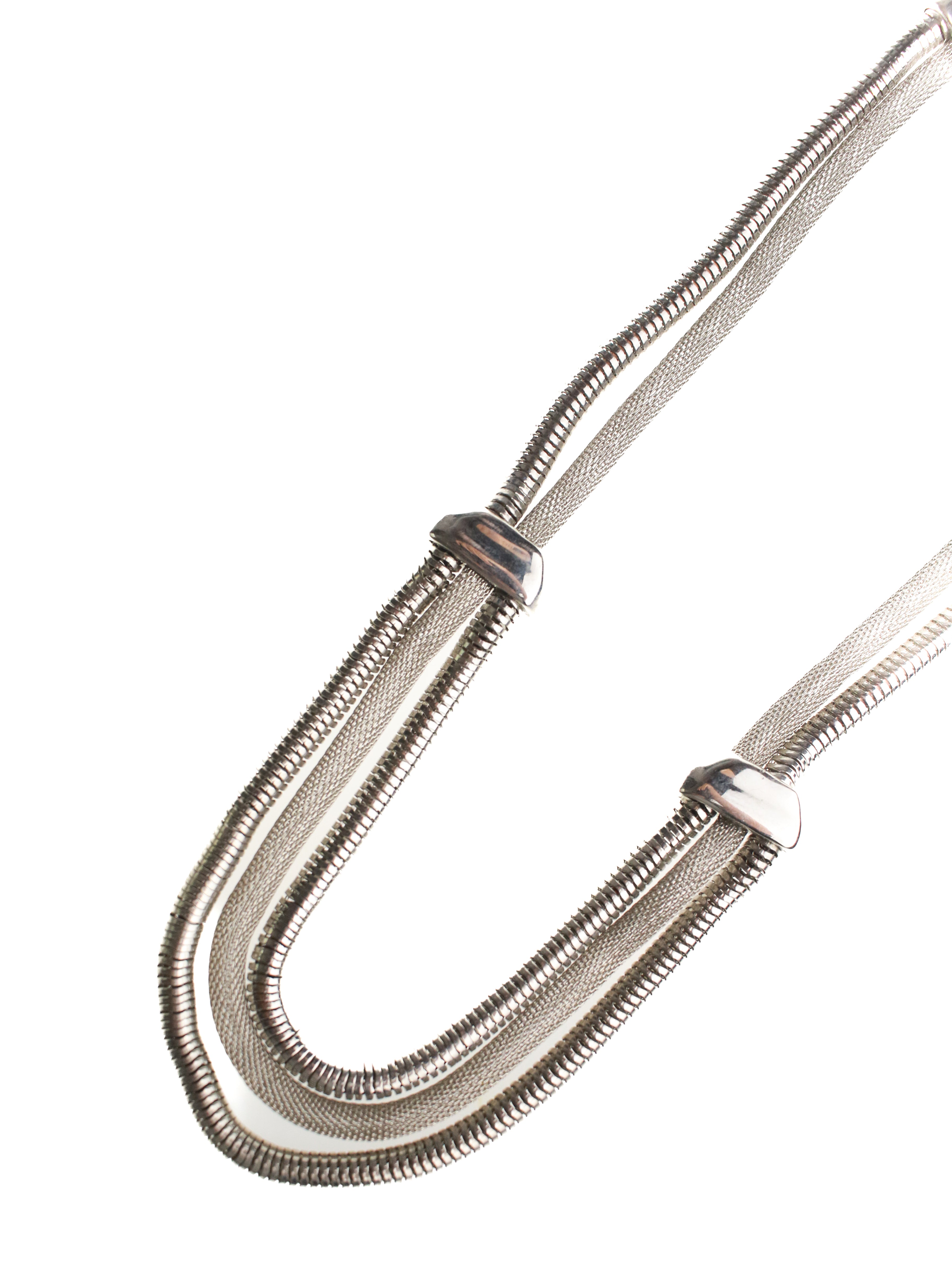 Silver Slide Necklace | Whit's Vintage Picks