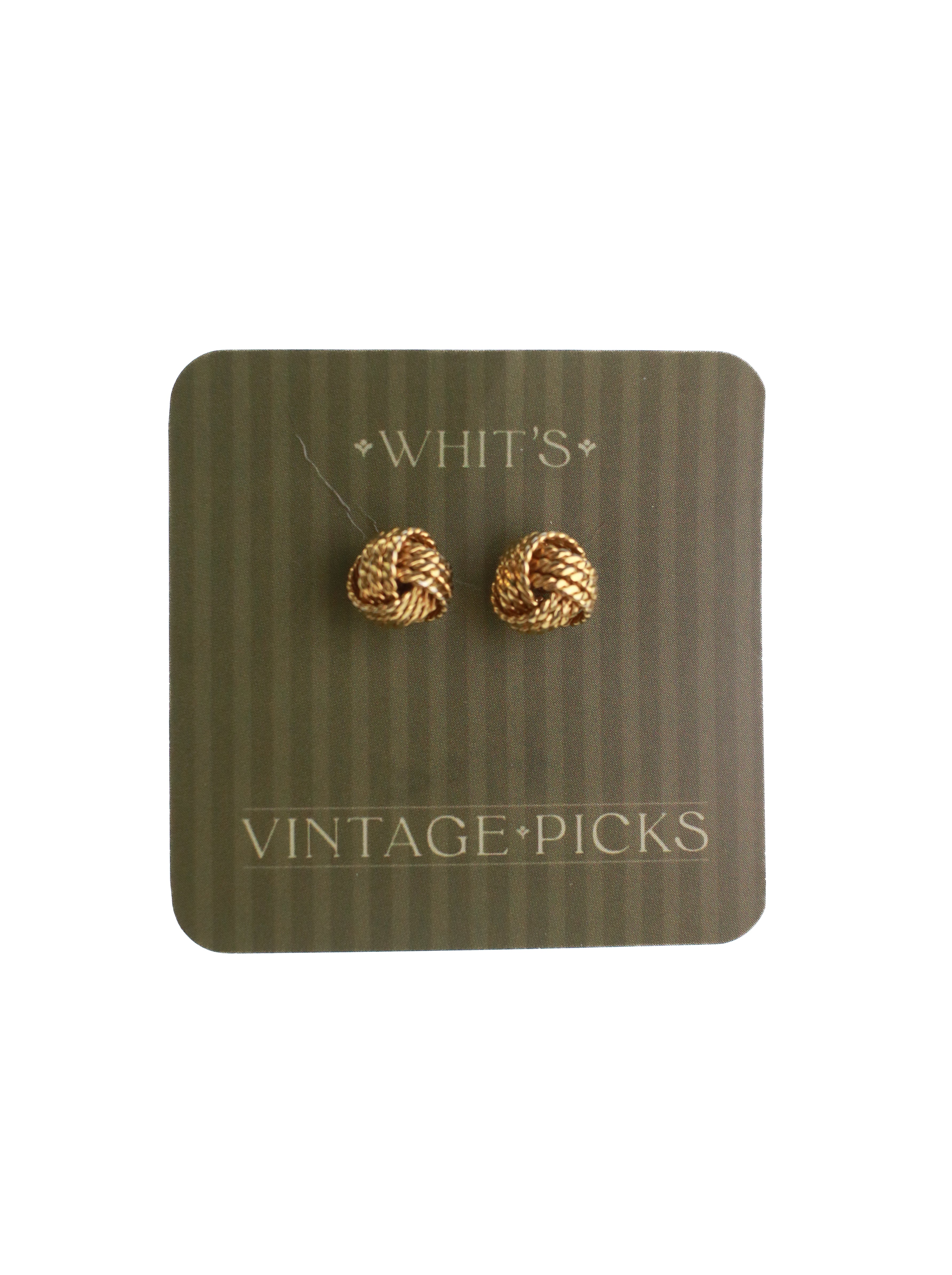 Rope Knot Stud | Whit's Vintage Picks