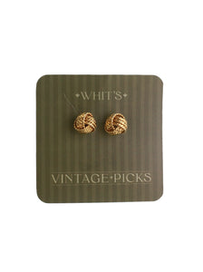 Rope Knot Stud | Whit's Vintage Picks