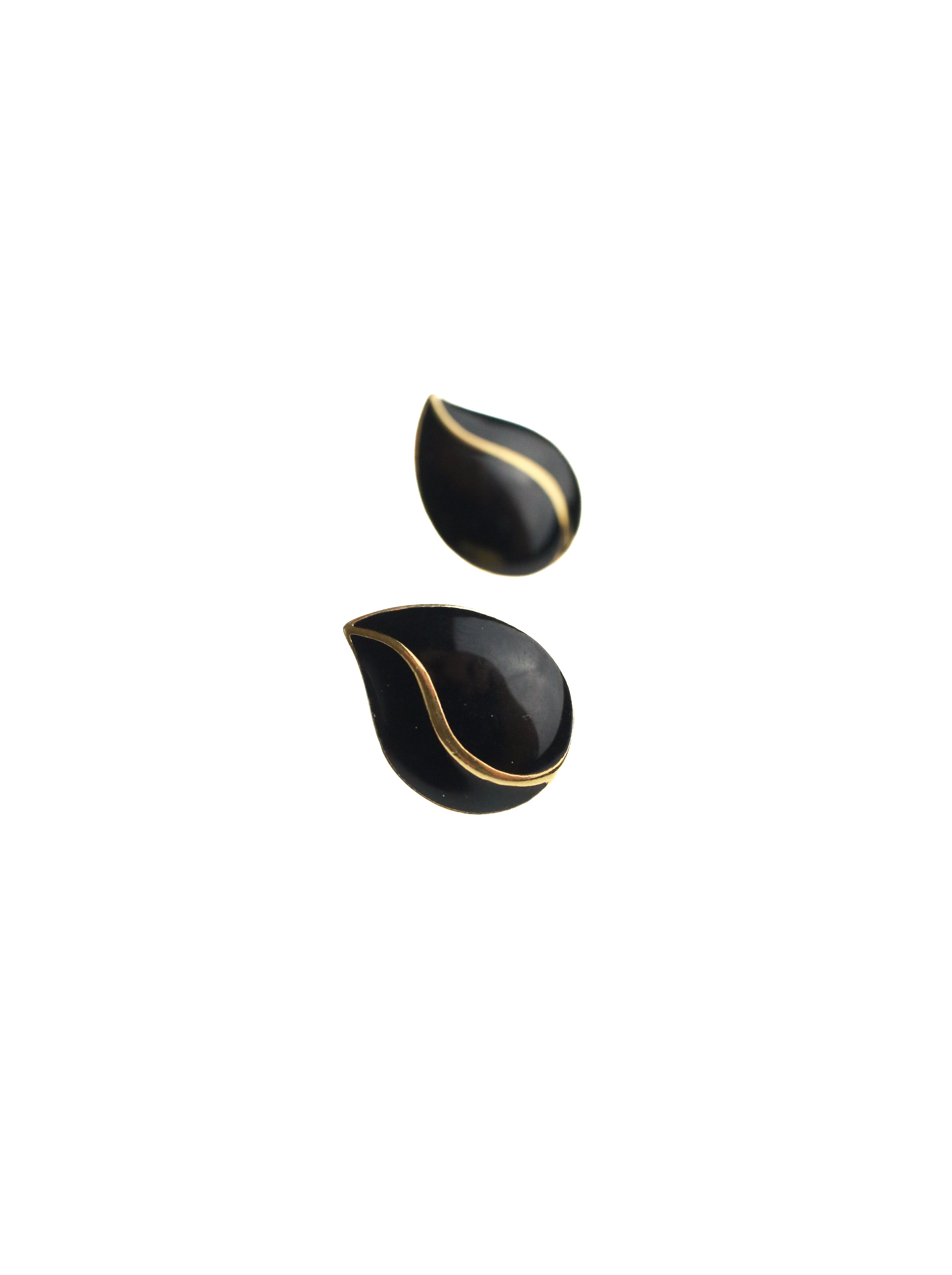 Swoop Studs (Black) | Whit's Vintage Picks