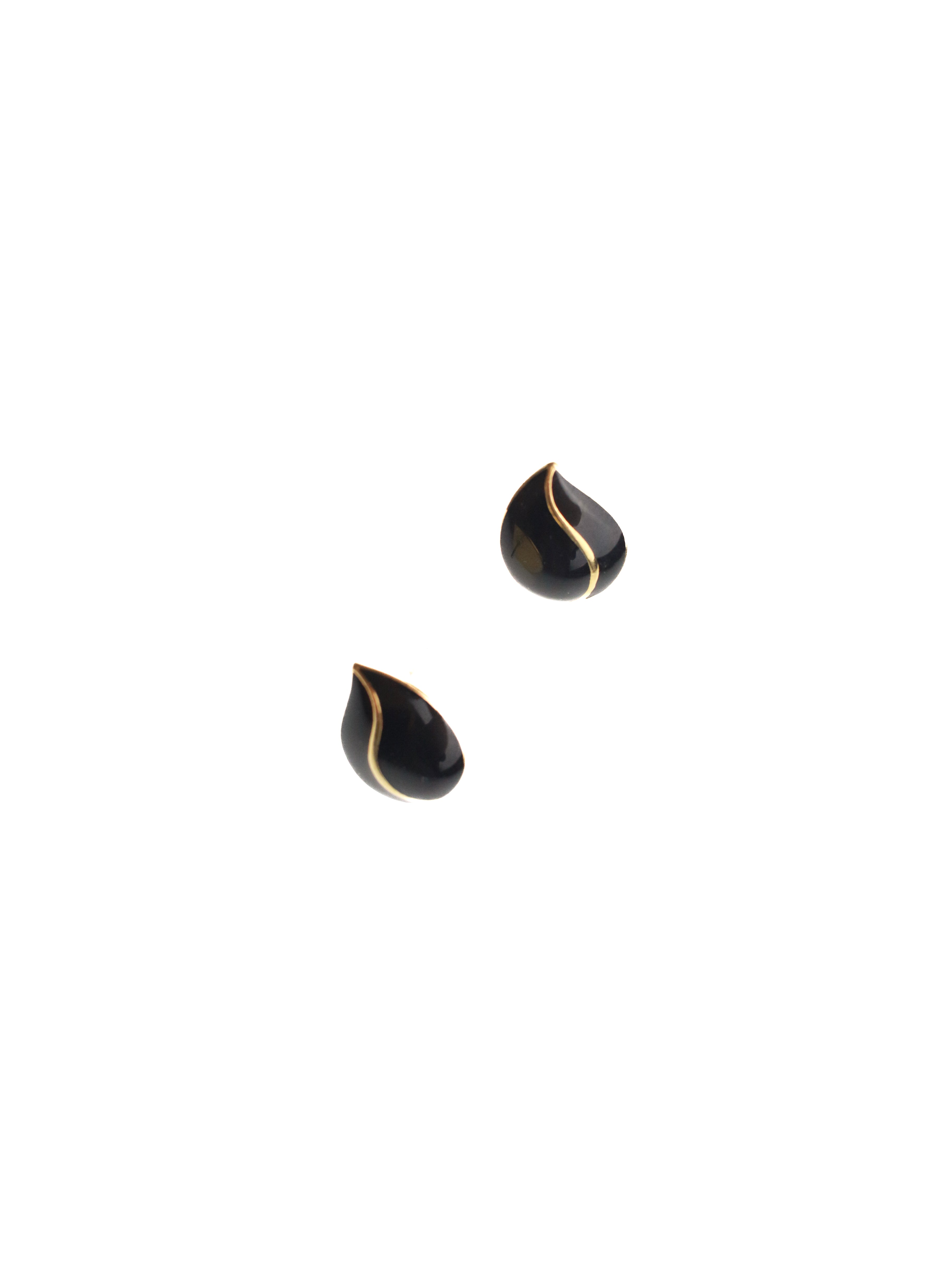 Swoop Studs (Black) | Whit's Vintage Picks