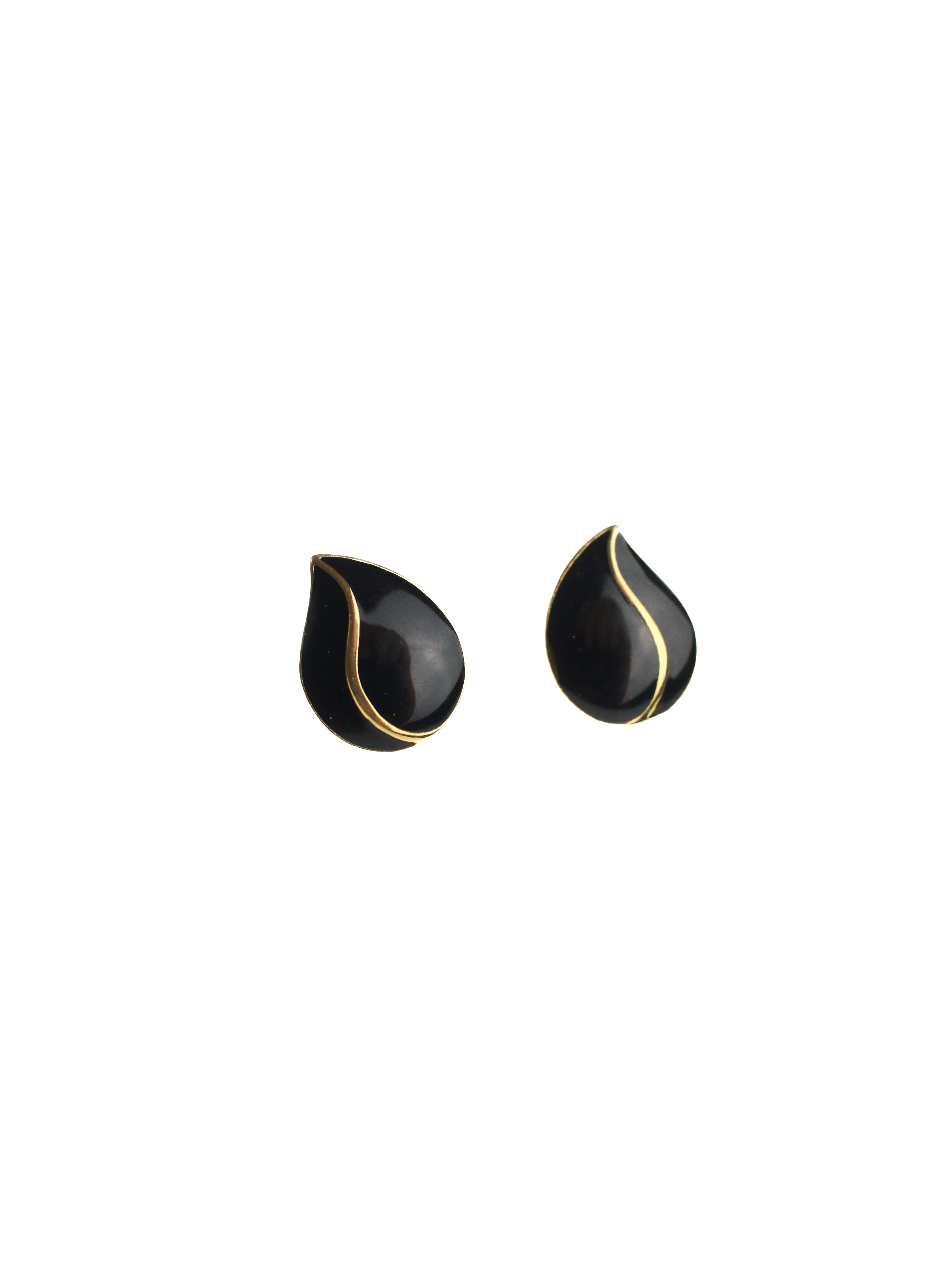 Swoop Studs (Black) | Whit's Vintage Picks