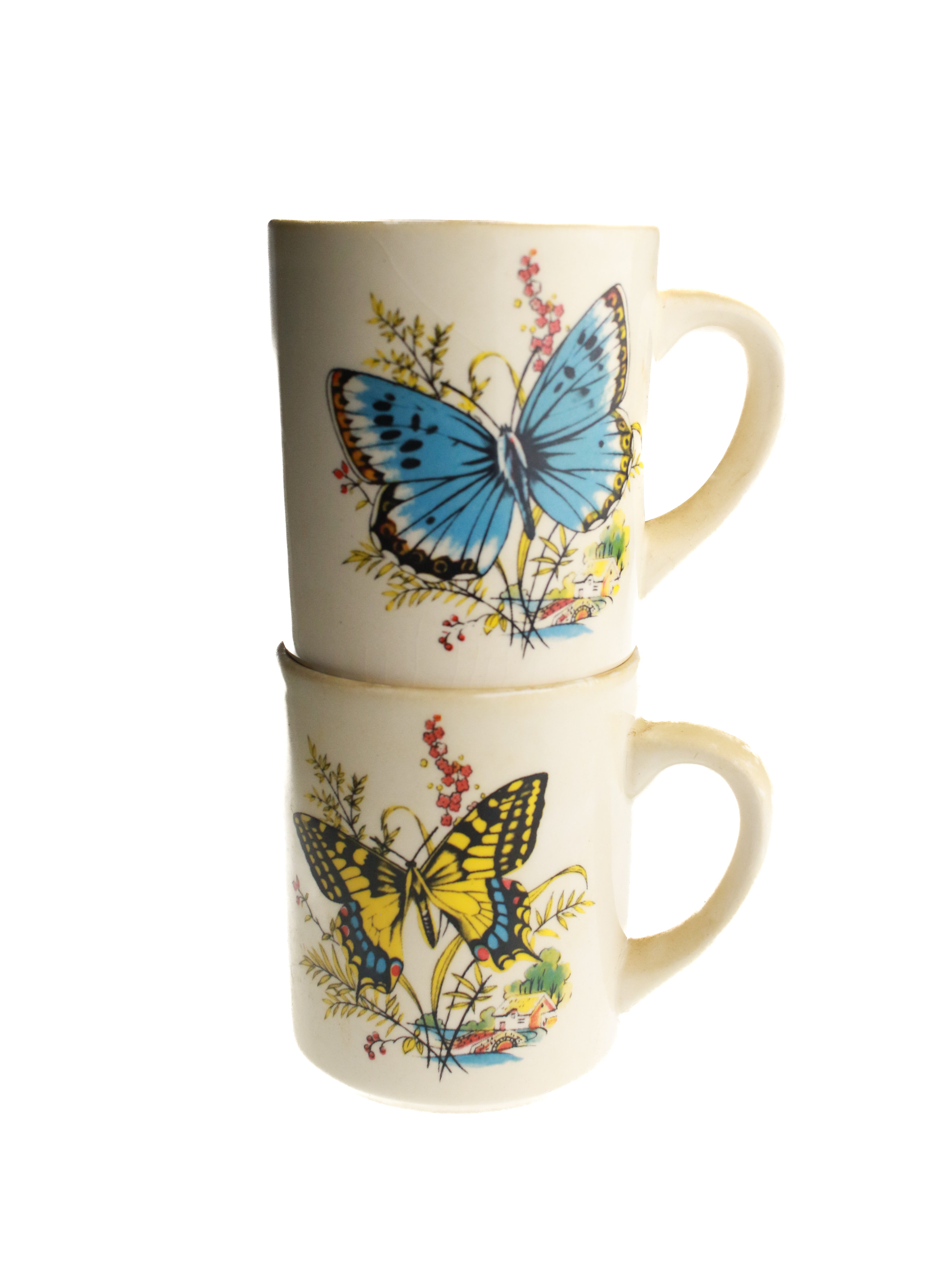 Butterfly Mug (Set of 2) | Whit's Vintage Picks