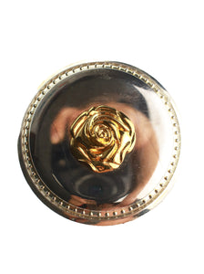 Rose in Gold Powder Box | Whit's Vintage Picks