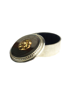 Rose in Gold Powder Box | Whit's Vintage Picks