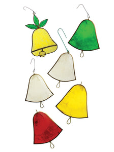 Stained Glass Bells Ornaments