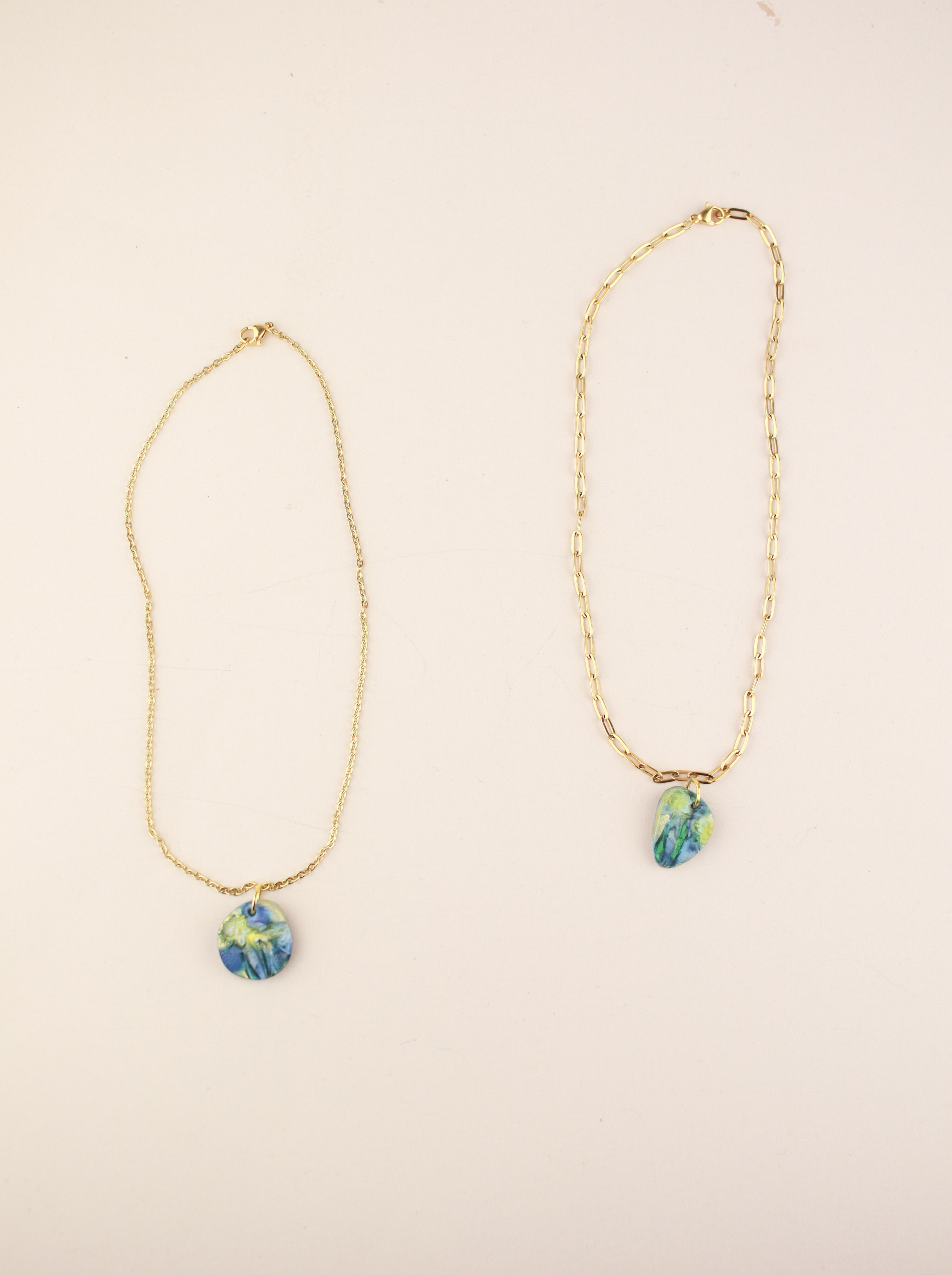 (Pre-order) March Daffodil Birth Flower Charm Necklace