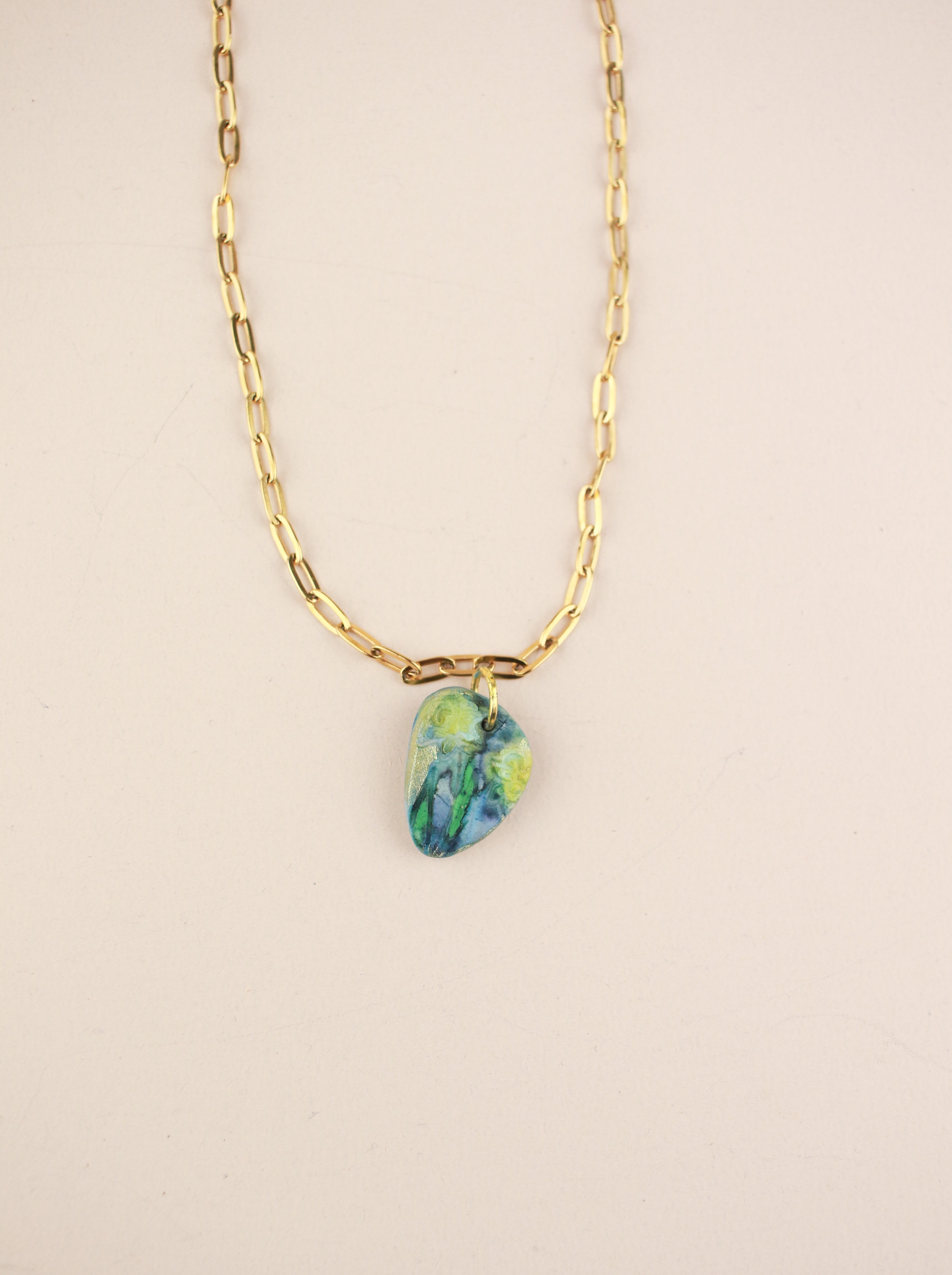 (Pre-order) March Daffodil Birth Flower Charm Necklace