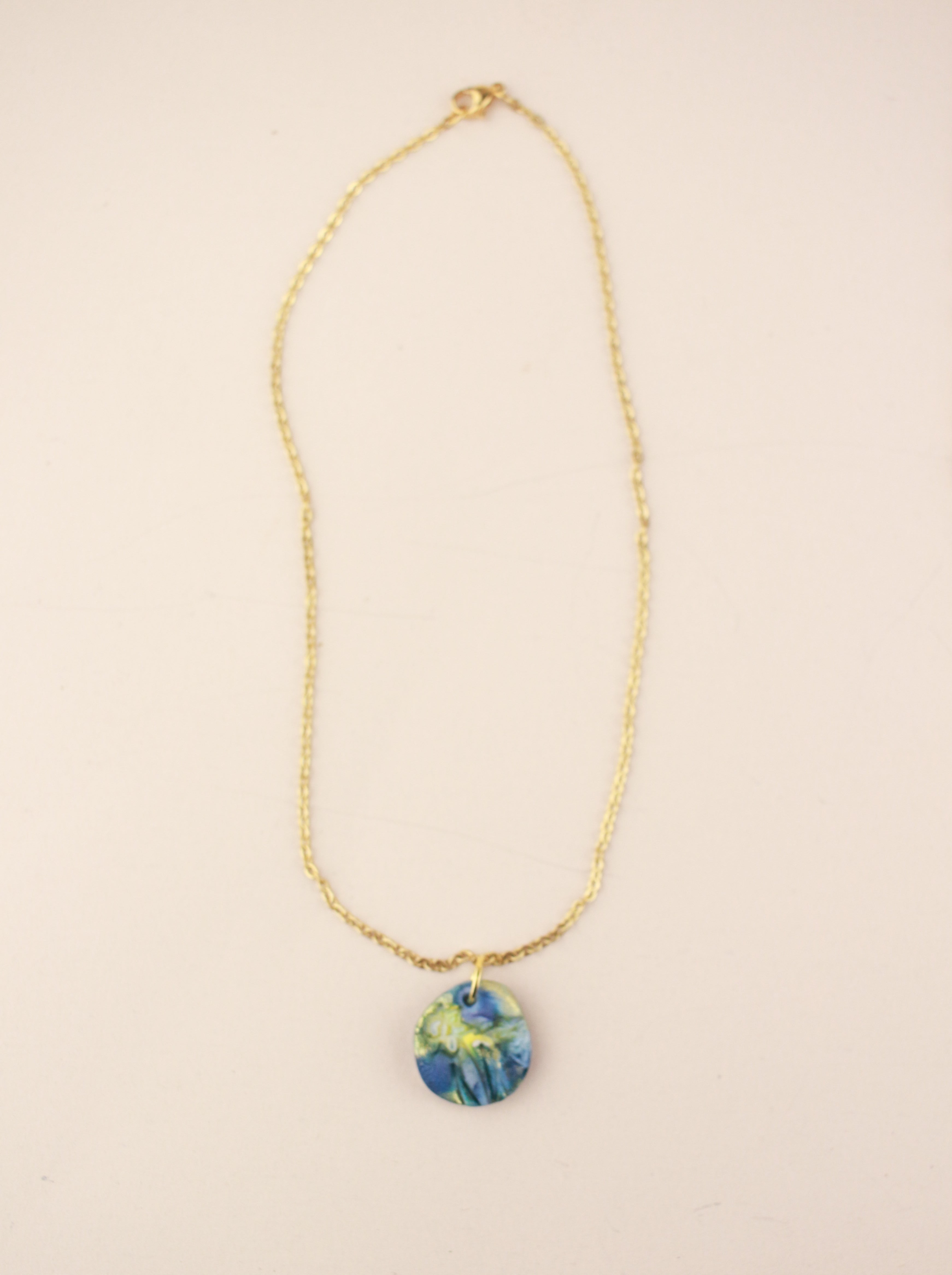 (Pre-order) March Daffodil Birth Flower Charm Necklace