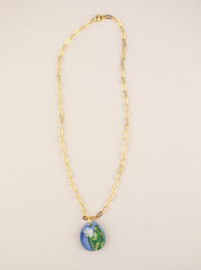 (Pre-order) May Lily of the Valley Birth Flower Charm Necklace