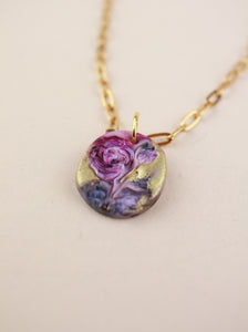 (Pre-order) June Rose Birth Flower Charm Necklace