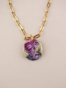 (Pre-order) June Rose Birth Flower Charm Necklace