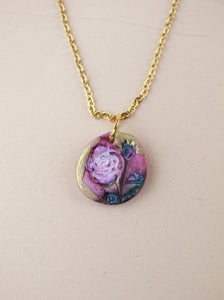 (Pre-order) June Rose Birth Flower Charm Necklace