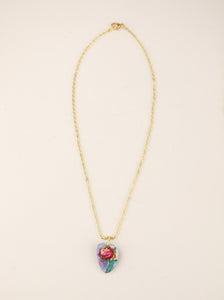 (Pre-order) August Poppy Birth Flower Charm Necklace