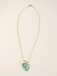 (Pre-order) September Aster Birth Flower Charm Necklace