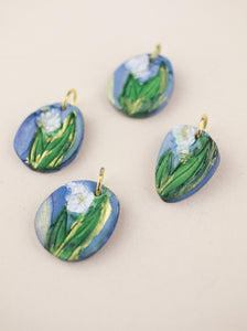 (Pre-order) May Lily of the Valley Birth Flower Charm Necklace
