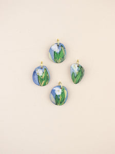 (Pre-order) May Lily of the Valley Birth Flower Charm Necklace