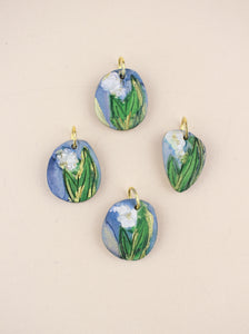 (Pre-order) May Lily of the Valley Birth Flower Charm Necklace