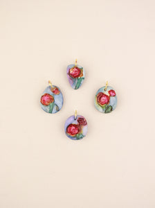 (Pre-order) August Poppy Birth Flower Charm Necklace