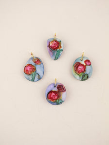 (Pre-order) August Poppy Birth Flower Charm Necklace