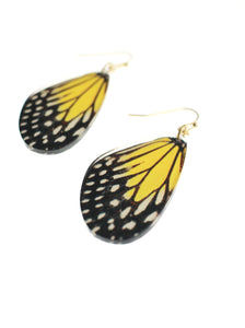 Butterfly Wing Earrings (Yellow) | Stitch & Stone