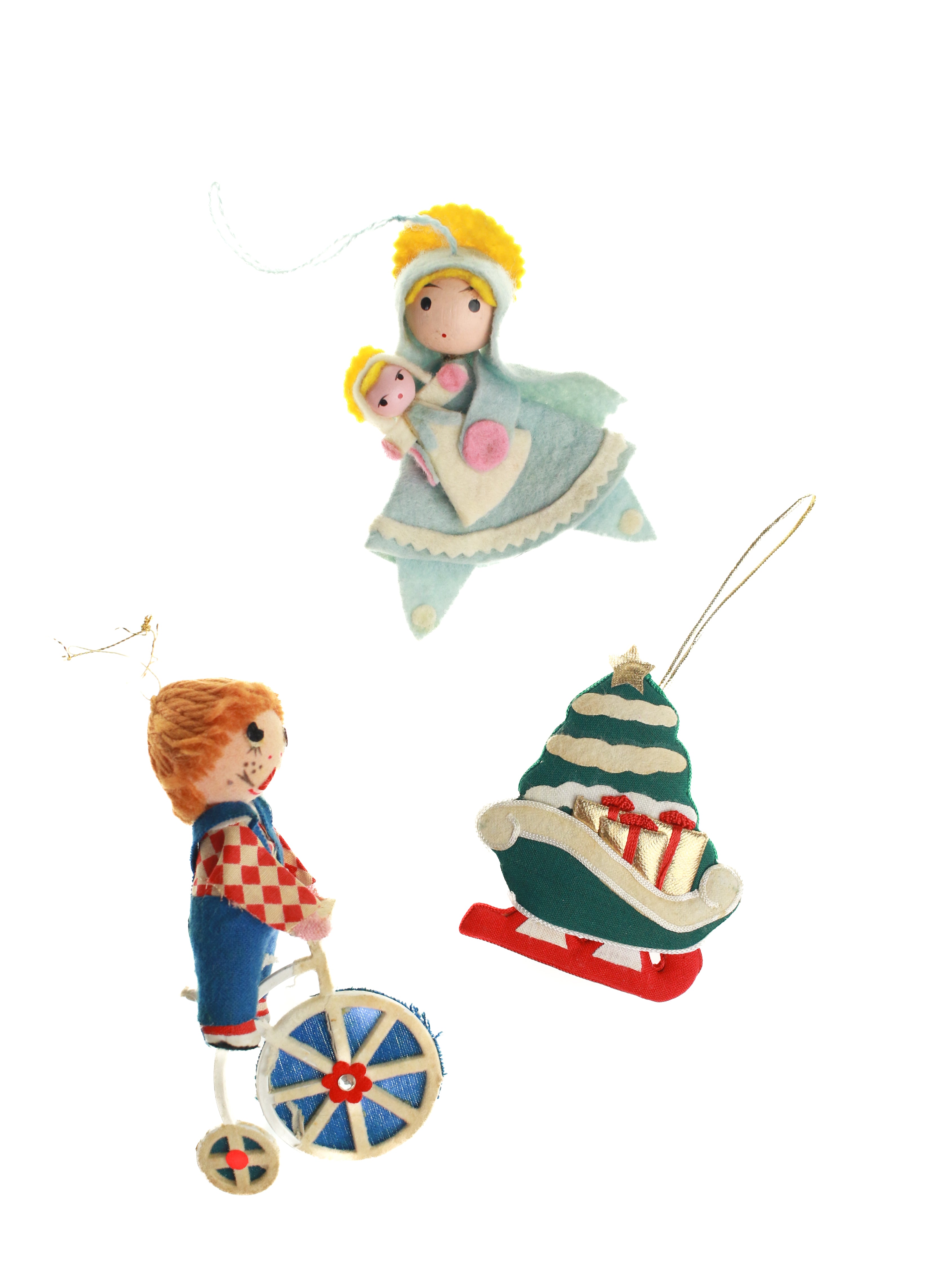 Vintage Felted Ornaments | Whit's Vintage Picks