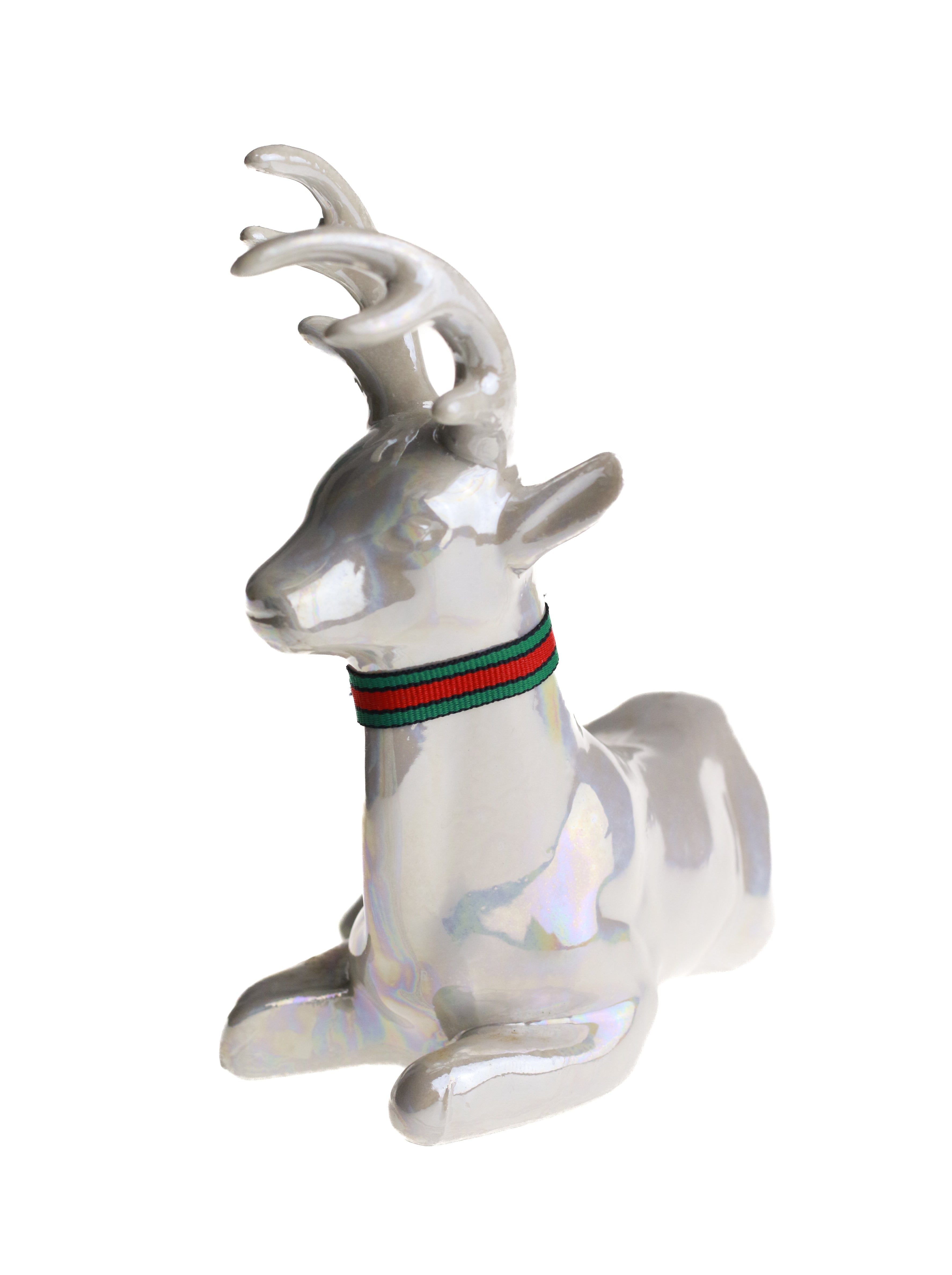 Prancer Iridescent Figurine