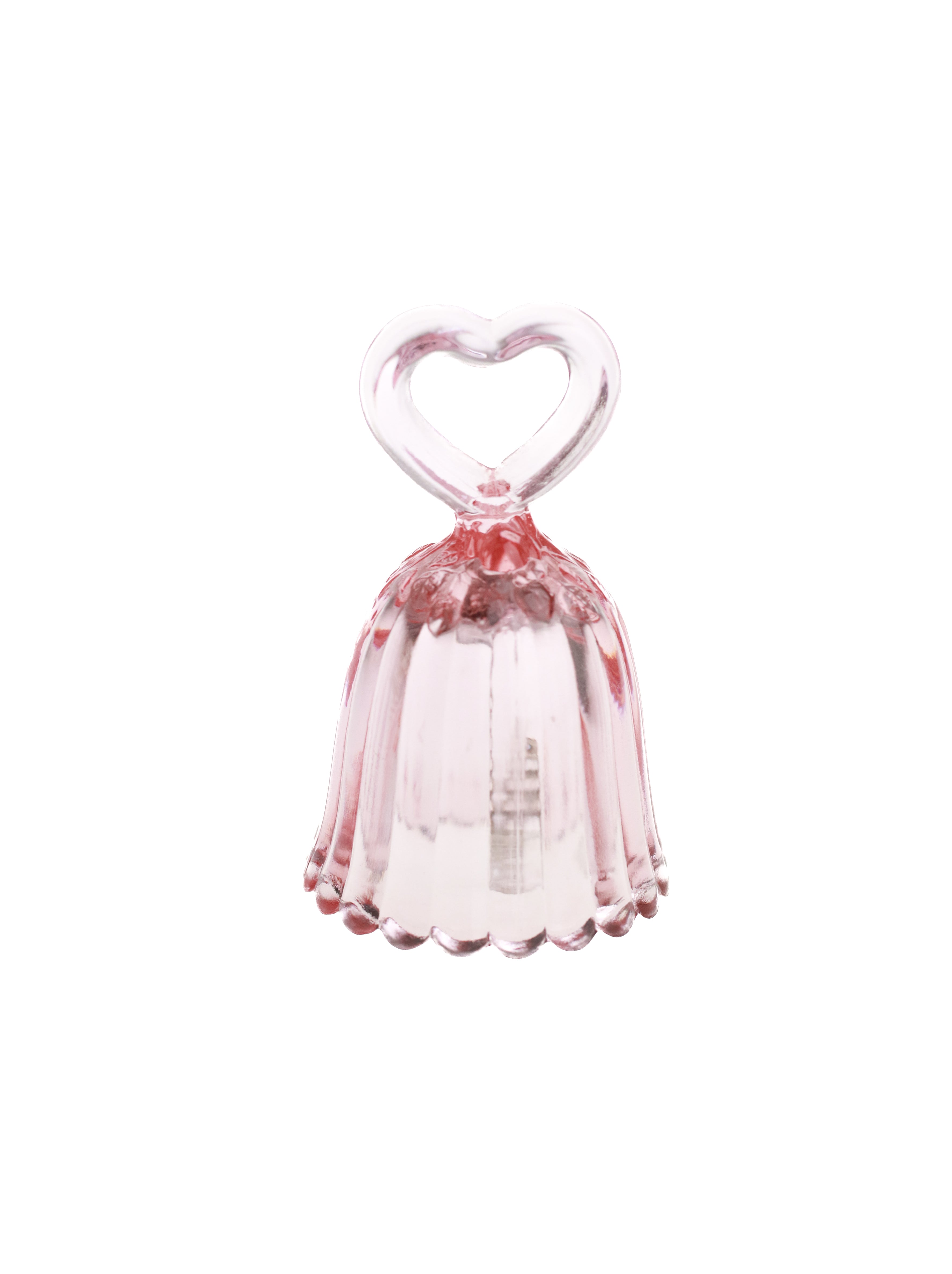 Pink Glass Bell