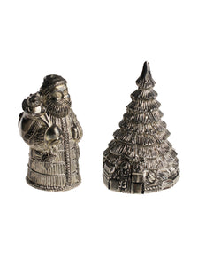 Silver Santa and Tree S&P Set