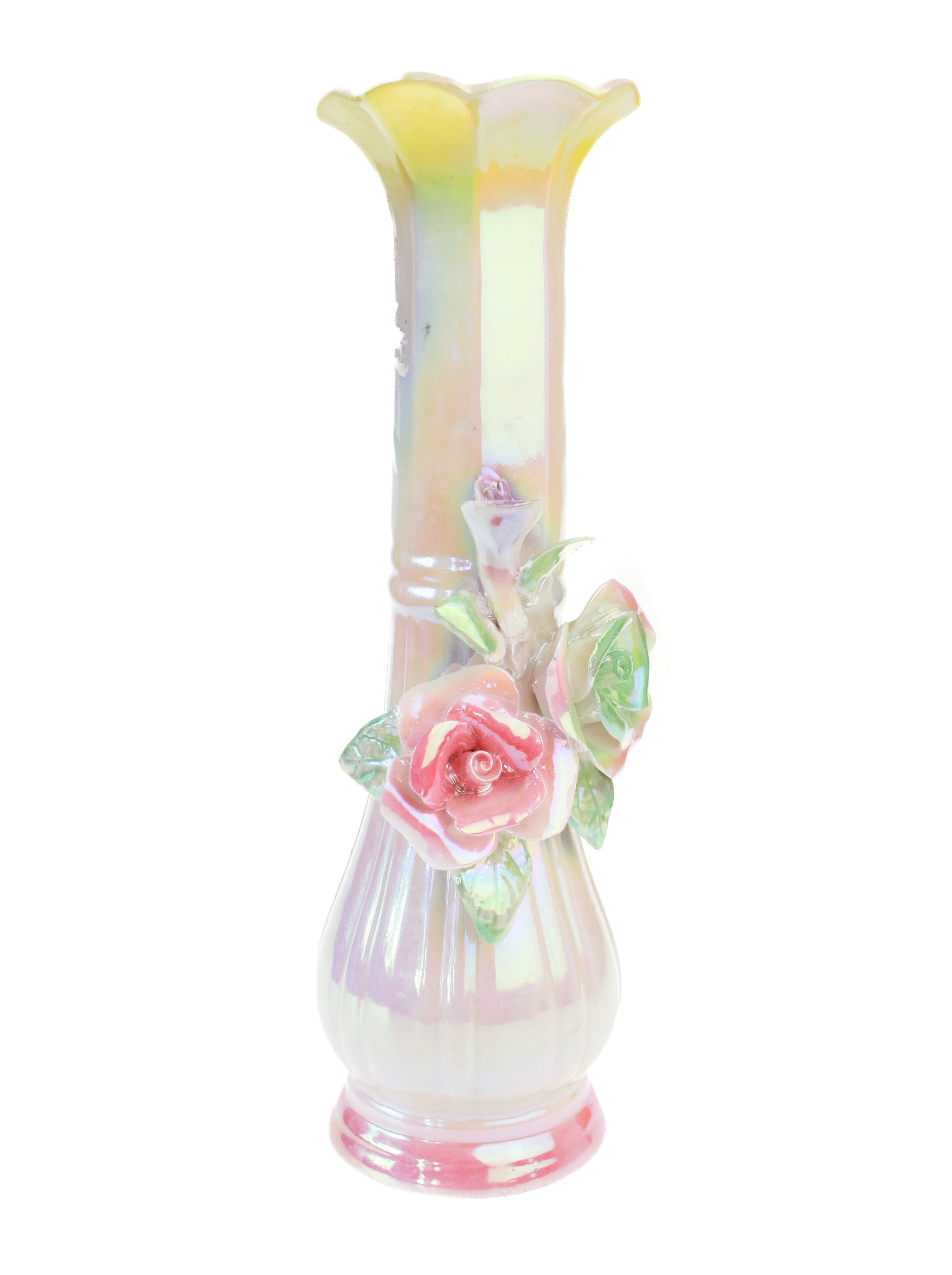 Iridescent Rose Vase