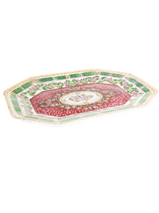 Red and Green Ribbon Platter