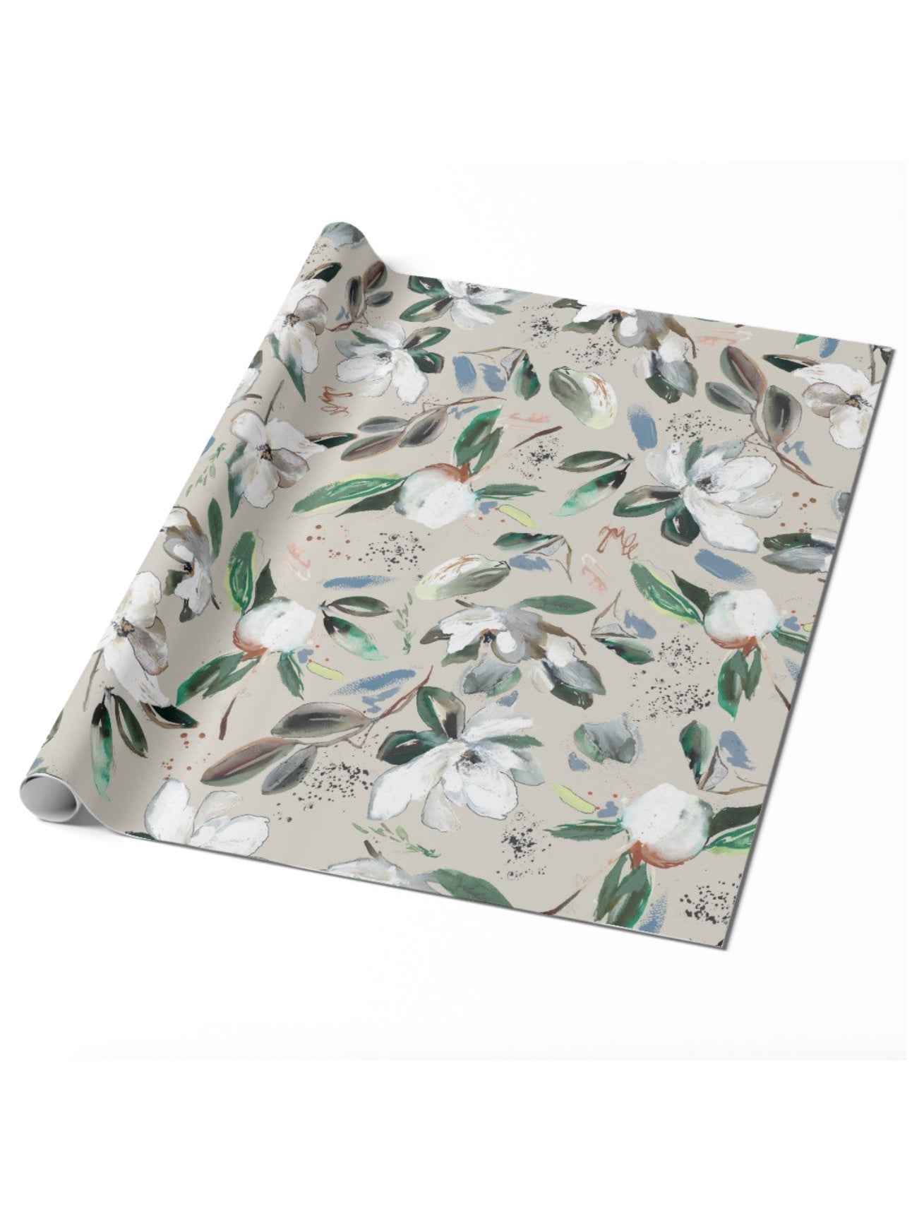 Magnolia Wrapping Paper | Creme