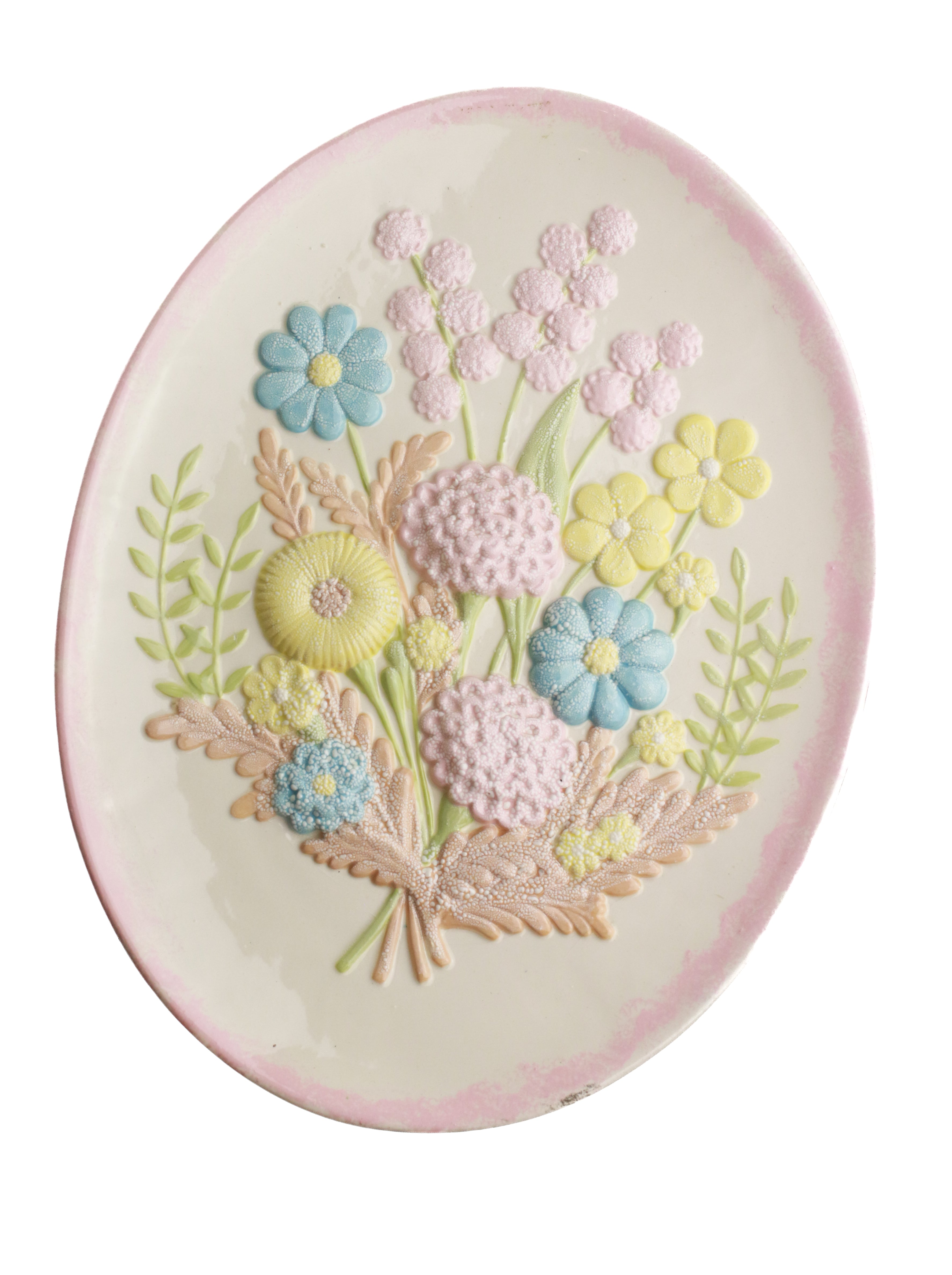 Riverbend 3D Floral Platter | Whit's Vintage Picks