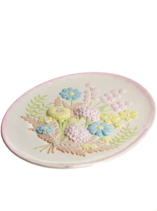 Riverbend 3D Floral Platter | Whit's Vintage Picks