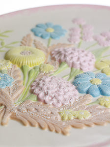 Riverbend 3D Floral Platter | Whit's Vintage Picks