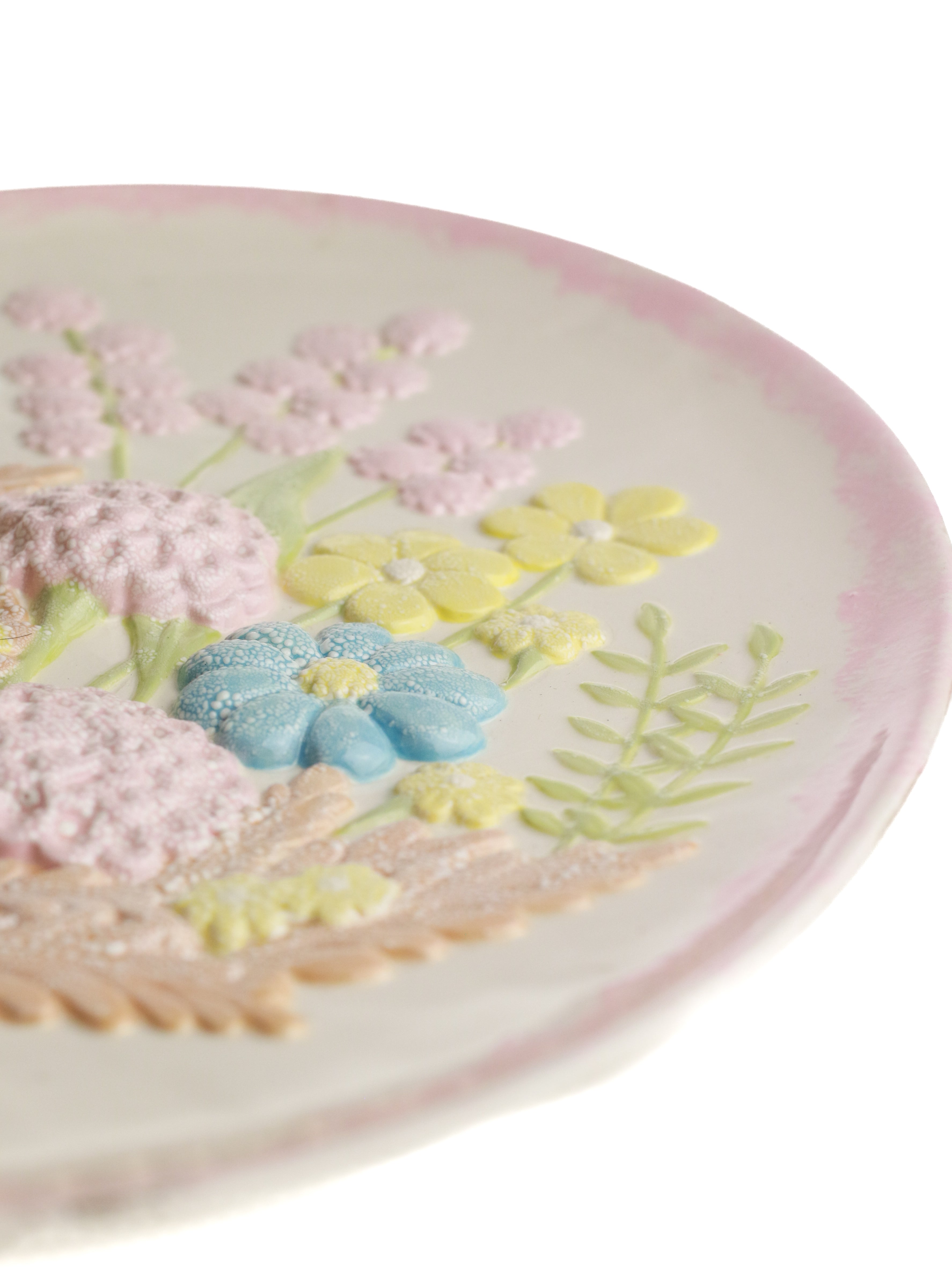 Riverbend 3D Floral Platter | Whit's Vintage Picks