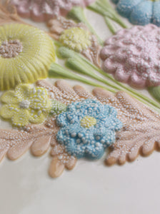 Riverbend 3D Floral Platter | Whit's Vintage Picks