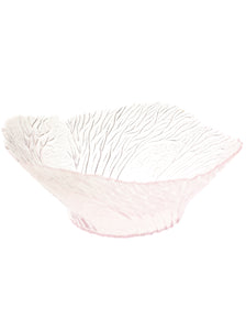 Pink Veined Serving Bowl + Salad Bowls (Set of 7) | Whit's Vintage Picks