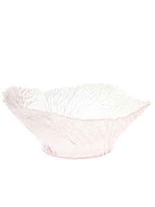 Pink Veined Serving Bowl + Salad Bowls (Set of 7) | Whit's Vintage Picks